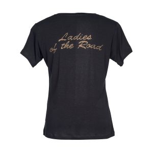 Baby Look - Lady Style e Asas em brilhos - Preta