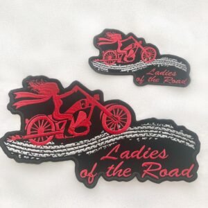 Patch Fundo Preto LADY RIDER
